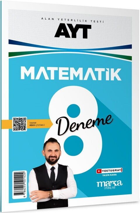 AYT Matematik Tamamı Video Çözümlü 8 Deneme Marka Yayınları