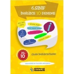 6. Sınıf İngilizce 10 Deneme Branş Akademi