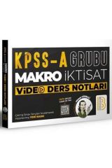 KPSS A Grubu Makro İktisat Video Ders Notları Benim Hocam Yayınları