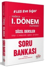 LGS Eve Sığar I. Dönem Sözel Dersler Soru Bankası Editör Yayınevi