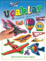 Uçaklar Çıkartma ve Aktivite Kitabı Parıltı Yayınları