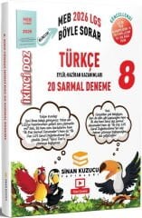 2026 8. Sınıf Türkçe İkinci Doz Sarmal Branş Denemeleri Sinan Kuzucu