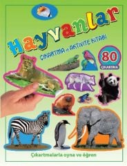 Hayvanlar Çıkartma ve Aktivite Kitabı Parıltı Yayınları