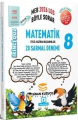 2026 8. Sınıf Matematik İkinci Doz Sarmal Branş Denemeleri Sinan Kuzucu