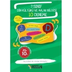 7. Sınıf Din Kültürü ve Ahlak Bilgisi 10 Deneme Branş Akademi