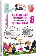 2026 8. Sınıf LGS T.C. İnkılap Tarihi ve Atatürkçülük İkinci Doz 40 Sarmal Deneme Sinan Kuzucu