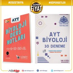 Limit Yayınları AYT Biyoloji Ders Notları ve Çöz Kazan AYT Biyoloji Deneme 2 Kitap Set