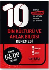 8. Sınıf LGS Din Kültürü ve Ahlak Bilgisi 10 lu Branş Denemesi Tambilgi Yayınları