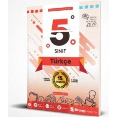 2020 5. Sınıf Beceri Temelli Türkçe 15 Deneme Branş Akademi