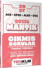 2027 AGS KPSS ALES DGS Sözel Mantık Tamamı Çözümlü Çıkmış Sorular Yediiklim
