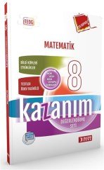 İşleyen Zeka 8. Sınıf Matematik Kazanım Değerlendirme Seti İşleyen Zeka Yayınları