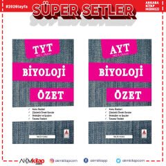 Delta Kültür TYT  ve AYT Biyoloji Konu Özetleri Seti 2 Kitap