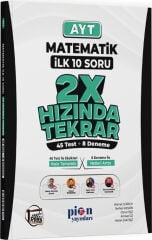 AYT Matematik Ders Platosu İlk 10 Soru 2X Hızında Tekrar Pion Yayınları