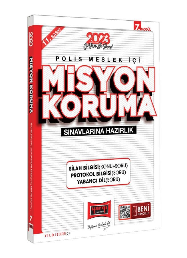 2023 Yıldız Serisi PAEM Misyon Koruma Rütbe Terfi ve Tüm Branş Sınavlarına Hazırlık Silah Bilgisi-Protokol Bilgisi-Yabancı Dil Konu Anlatımı ve Soru Bankası (Modül 7) Yargı Yayınları