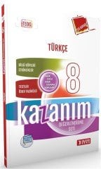 8. Sınıf Türkçe Kazanım Değerlendirme Seti İşleyen Zeka Yayınları