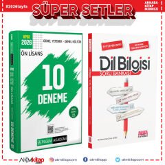 Pegem KPSS Önlisans 10 Deneme ve AKM Dil Bilgisi Soru Bankası Seti 2 Kitap