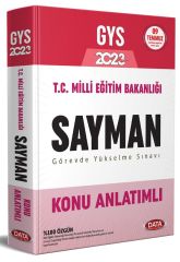 2023 Milli Eğitim Bakanlığı Sayman GYS Konu Anlatımlı Data Yayınları