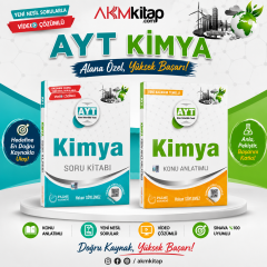 AYT Kimya Konu Anlatımı ve Soru Bankası 2 Kitap Set Palme Yayınları