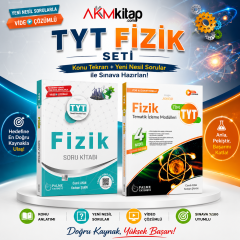 TYT Fizik Konu Anlatımlı ve Soru Bankası 2 Kitap Set Palme Yayınları