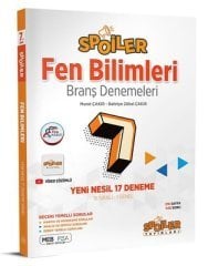 7. Sınıf Spoiler Fen Bilimleri Branş Denemeleri Spoiler Yayınları