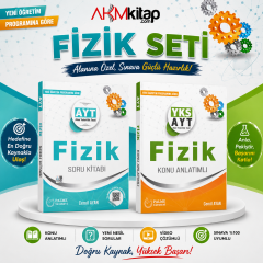 AYT Fizik Konu Anlatımı ve Soru Bankası 2 Kitap Set Palme Yayınları