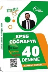 KPSS Coğrafya 40 Deneme Çözümlü Doktrin Yayınları