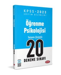 2023 KPSS Eğitim Bilimleri Öğrenme Psikolojisi 20 Deneme Data Yayınları