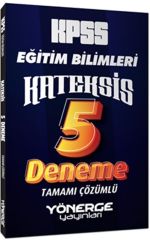 2024 KPSS Eğitim Bilimleri Kateksis 5 Çözümlü Deneme Yönerge Yayınları