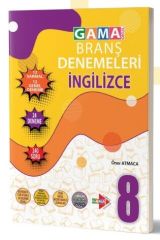 8. Sınıf İngilizce Branş Denemeleri Gama Okul Yayınları
