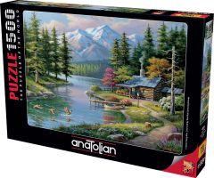 Kano Keyfi Resting Canoe 1500 Parça Puzzle  Yapboz Anatolian