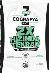 AYT Coğrafya 7 Günde 2X Hızında Tekrar Deneme Ders Platosu