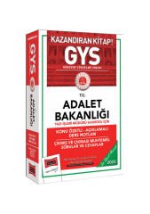 2023 Adalet Bakanlığı GYS Yazı İşleri Müdürü Kadrosu İçin Konu Özetli Açıklamalı Ders Notları Çıkmış ve Çıkması Yargı Yayınları