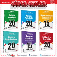 Data Yayınları 2024 KPSS Eğitim Bilimleri Deneme Seti 6 Kitap