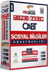 2026 MEB AGS ÖABT Sosyal Bilgiler Öğretmenliği ÖSYM Tıpkı Basım 13 lü Deneme İnformal Yayınları