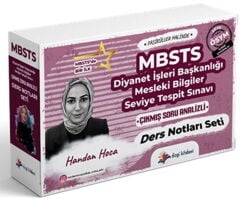 2026 Diyanet İşleri Başkanlığı Mesleki Bilgiler Seviye Sınavı MBSTS Çıkmış Soru Analizli Konu Anlatım Seti 12 Fasikül Dizgi Kitap