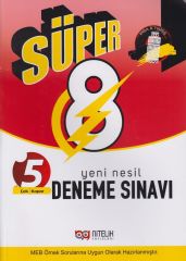 8. Sınıf Süper Yeni Nesil 5 Deneme Sınavı Nitelik Yayınları