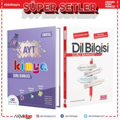 Orbital AYT Kimya ve AKM Dil Bilgisi Soru Bankası Seti 2 Kitap