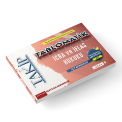 Takip Tablomatik İcra ve İflas Hukuku Konu Anlatımı Dizgi Kitap