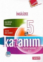 5. Sınıf İngilizce Kazanım Değerlendirme Seti İşleyen Zeka Yayınları