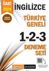 2024 KPSS ÖABT İngilizce Tamamı Çözümlü Türkiye Geneli 1-2-3 Deneme Seti Pegem Yayınları