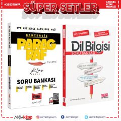 Yargı TYT AYT KPSS ALES Benzersiz Paragraf ve AKM Dil Bilgisi Soru Bankası Seti 2 Kitap