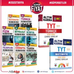 2022 Tayfa Dev Konu Seti ve Altın Karma TYT Matematik Türkçe Çıkmış Sorular Seti