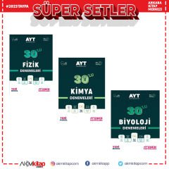 Esen Yayınları AYT Fizik Kimya ve Biyoloji Deneme Seti 3 Kitap