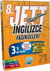 8. Sınıf İngilizce JETT Soru Fasikülleri Ünlüler Karması