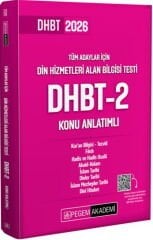 2026 Din Hizmetleri Alan Bilgisi Testi DHBT 2 Konu Anlatımlı Pegem Yayınları