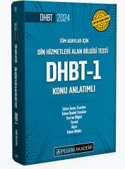 2024 Din Hizmetleri Alan Bilgisi Testi DHBT 1 Konu Anlatımlı Pegem Yayınları