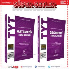 TYT Matematik ve Geometri Soru Bankası Seti 2 Kitap Karekök Yayınları
