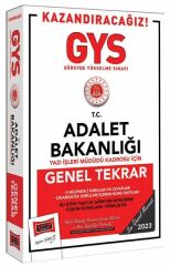 2023 Adalet Bakanlığı GYS Yazı İşleri Müdür Kadrosu İçin Genel Tekrar Yargı Yayınları