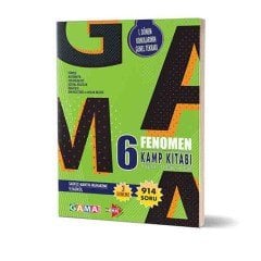 6. Sınıf Tüm Dersler Fenomen Kamp Kitabı Gama Okul Yayınları