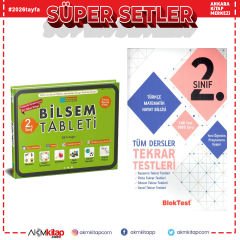 Evrensel İletişim 2.Sınıf Bilsem Tablet ve Bloktest Tüm Dersler Tekrar Testleri Seti 2 Kitap